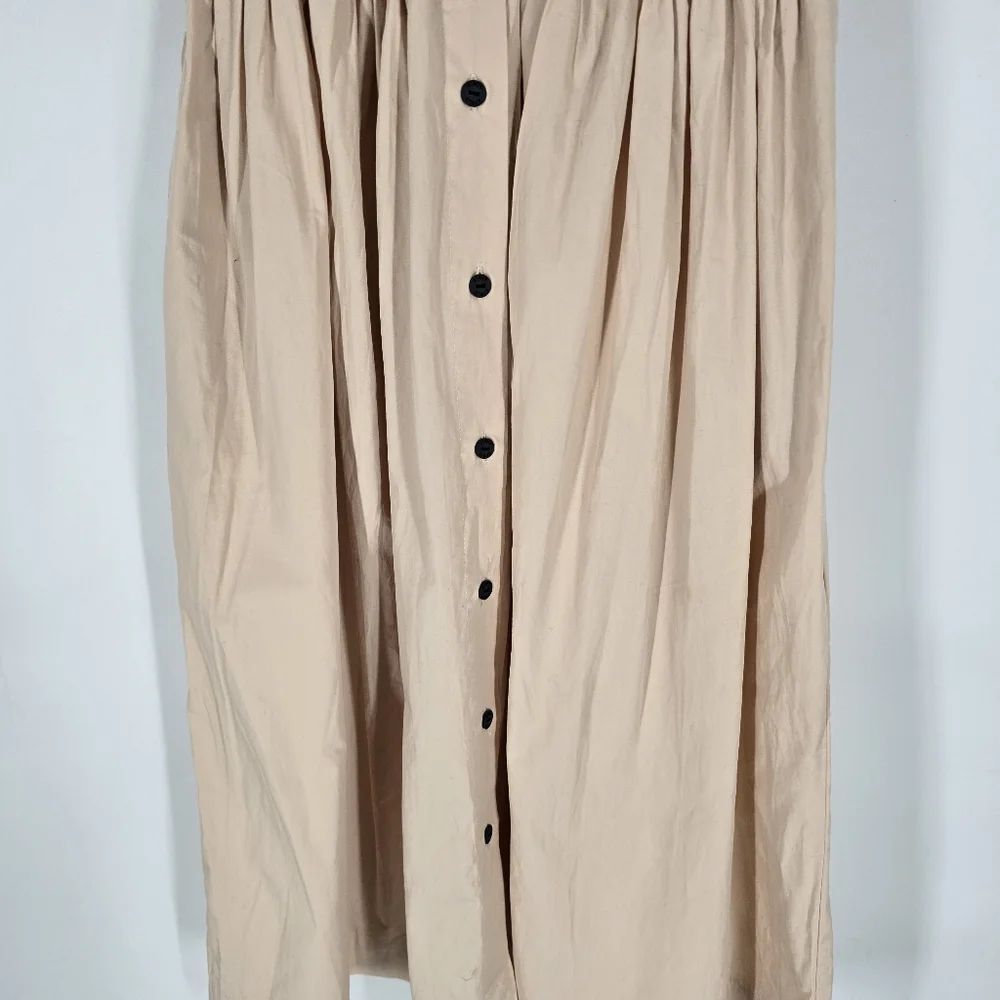 S/W/F Puff Sleeve Sweetheart Dress Travertine XS NEW - Picture 4 of 8